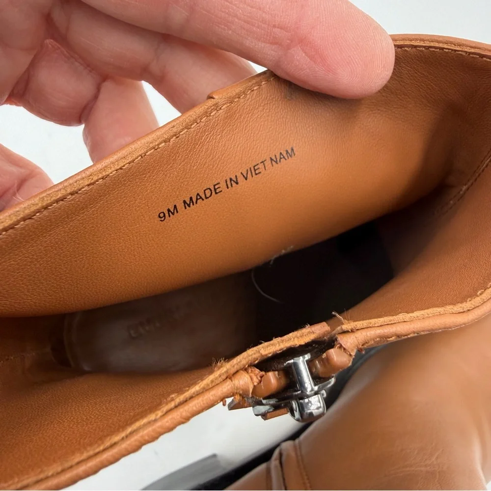 NEW Everlane Desert Tan Leather The‎ City Boot in Size 9